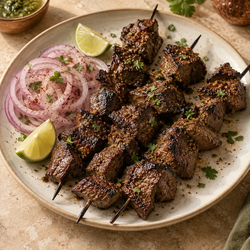 Kaleji serving suggestion